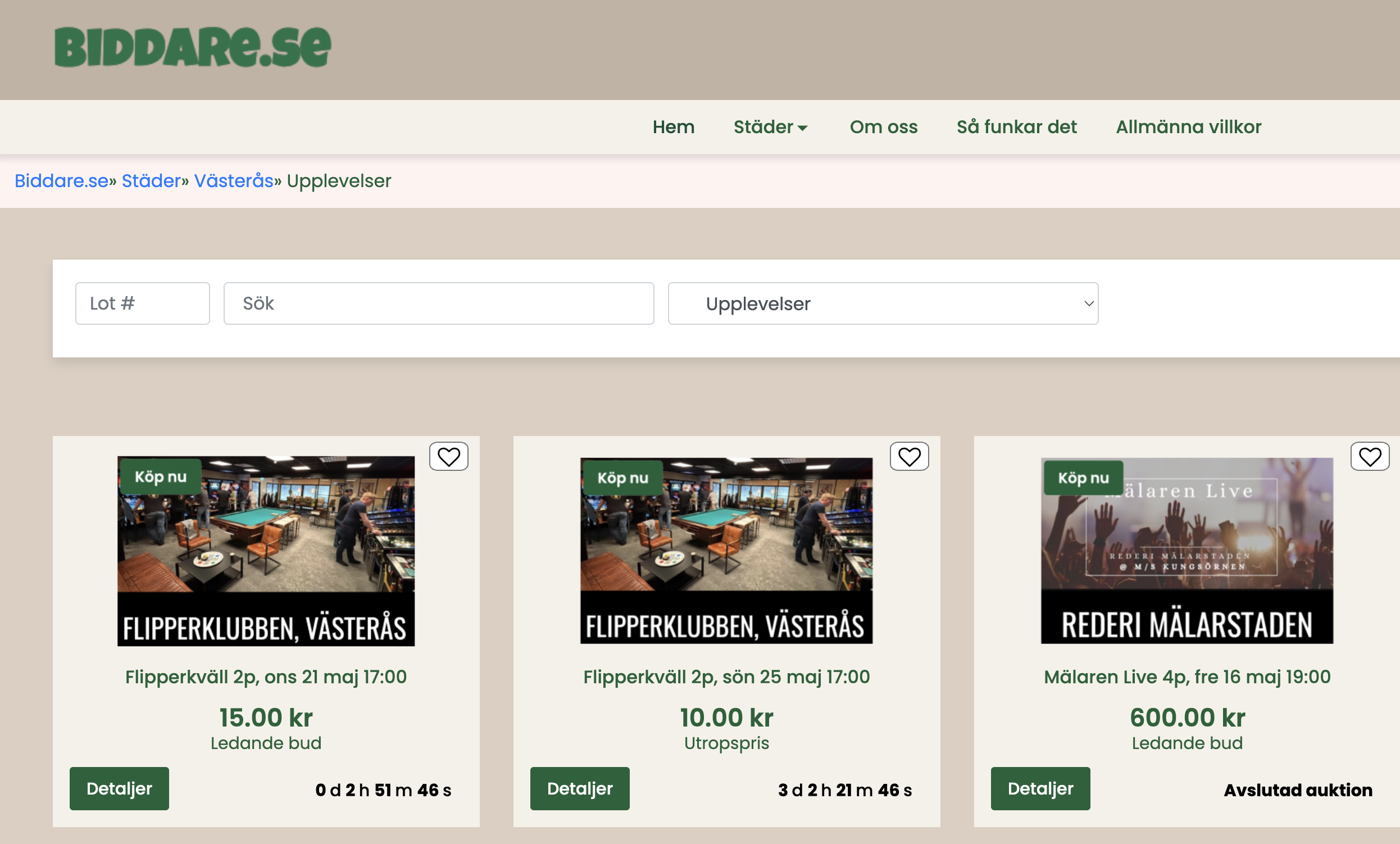 Samarbete med biddare.se