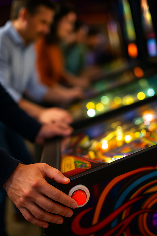 Samla teamet på Finnslätten – flipper, puls och gemenskap direkt efter jobbet